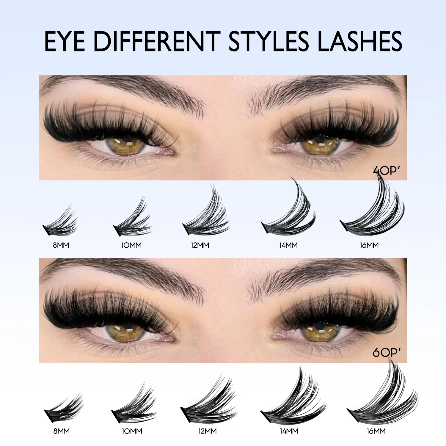 GROINNEYA Cluster Lashes Kit W - Individual Lash Tray avaliação e preço