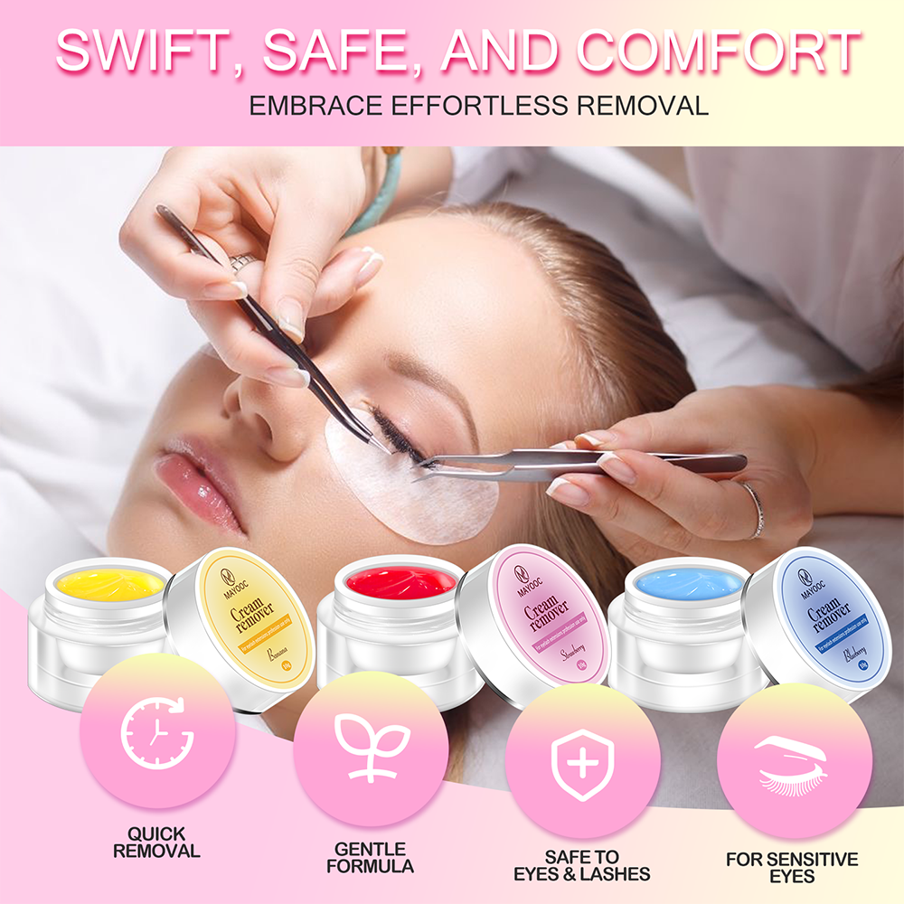 5/15g Cream Lash Remover for E - Eyelash Extension Remover Gel avaliação e preço