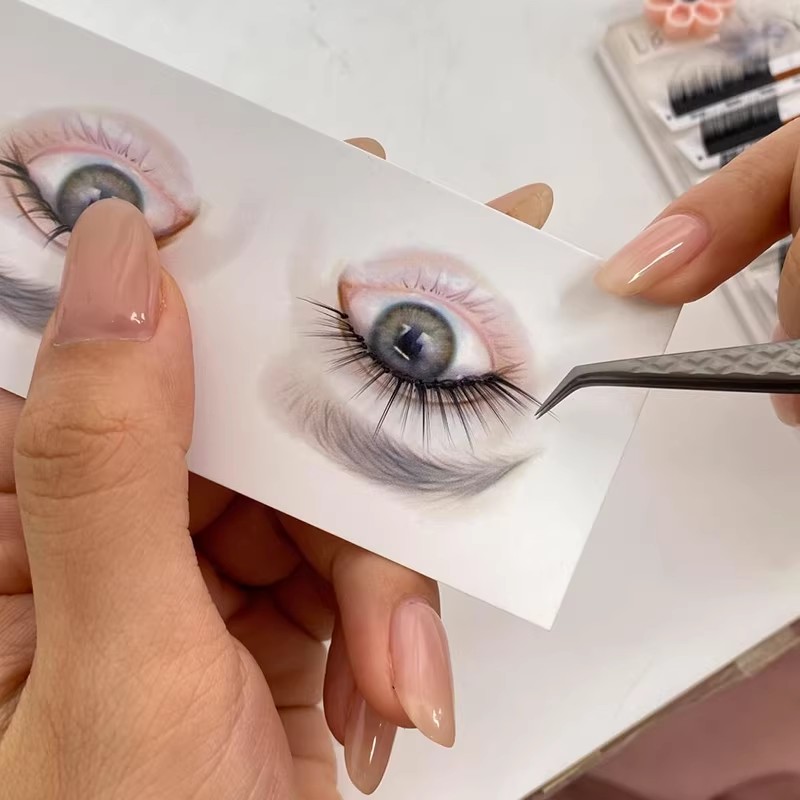 Reusable Eyelash Mapping Cards - Lash Mapping Sticker avaliação e preço