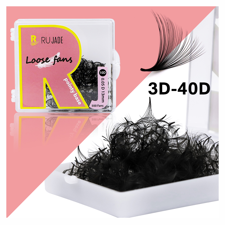 RUJADE 6D 8D Loose Fans Lashes - Eyelash Extension Mega Volume avaliação e preço