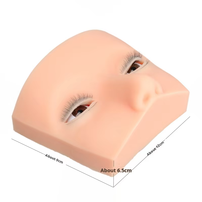 4 Layered Mannequin Head for E - Eyelash Extension Open Eye avaliação e preço