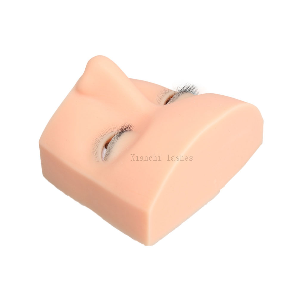 4 Layered Mannequin Head for E - Eyelash Extension Open Eye avaliação e preço