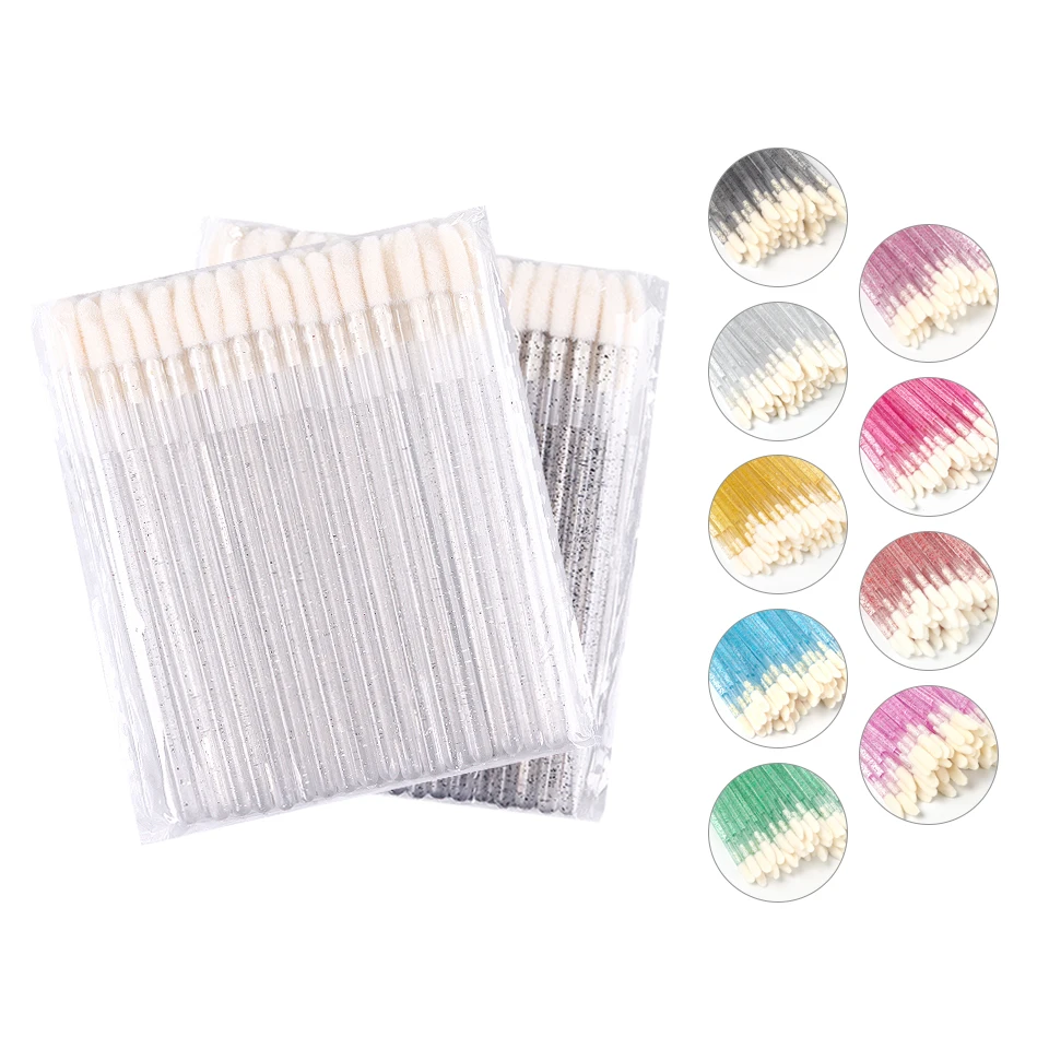 Wands Mascara Brushes Lip 50/1 - Eyelash Extension Wholesale avaliação e preço