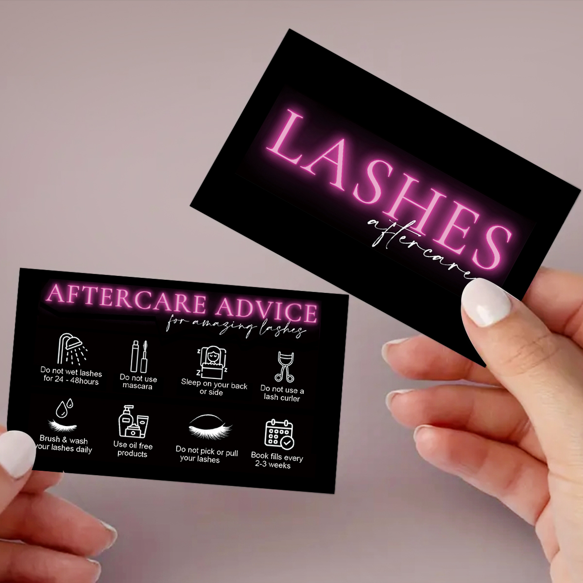 50Pcs/lot Marble Eyelash After - Eyelash Extension Menu avaliação e preço