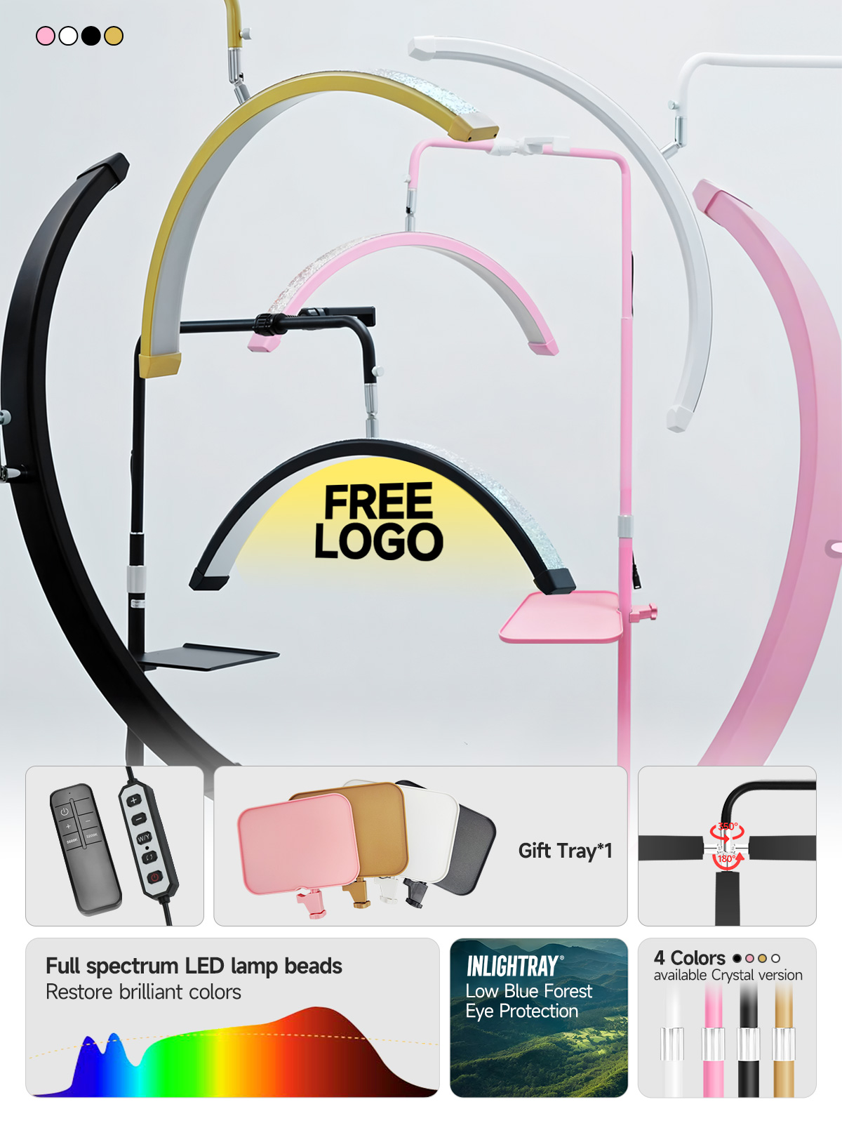 Premium OEM Free LOGO 23inch 4 - Eyelash Extension Logo Design avaliação e preço