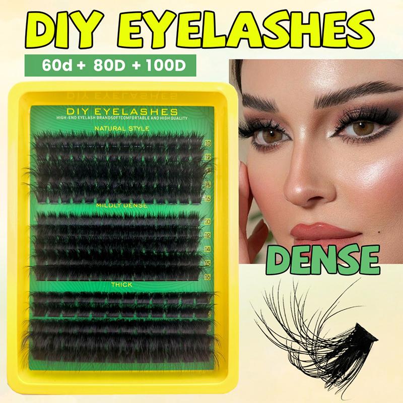 1 Set 3D Faux Mink Cluster Las - Individual Lash Tray avaliação e preço