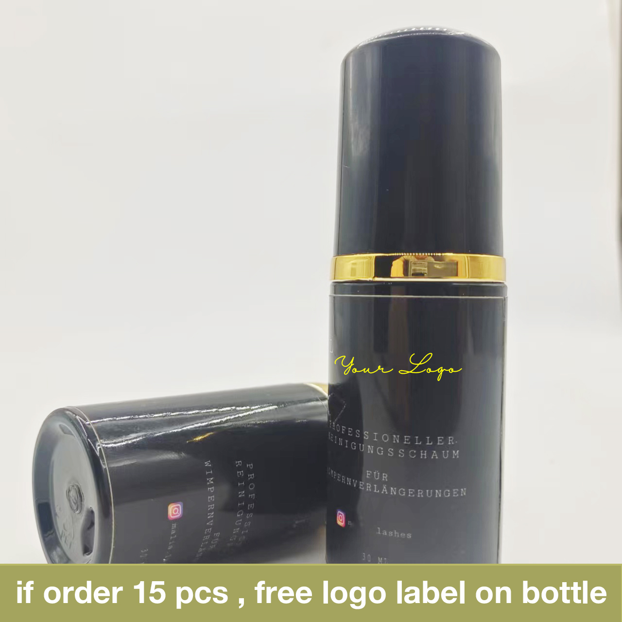 Custom Eyelash Cleaning Foam C - Eyelash Extension Foam Cleanser avaliação e preço