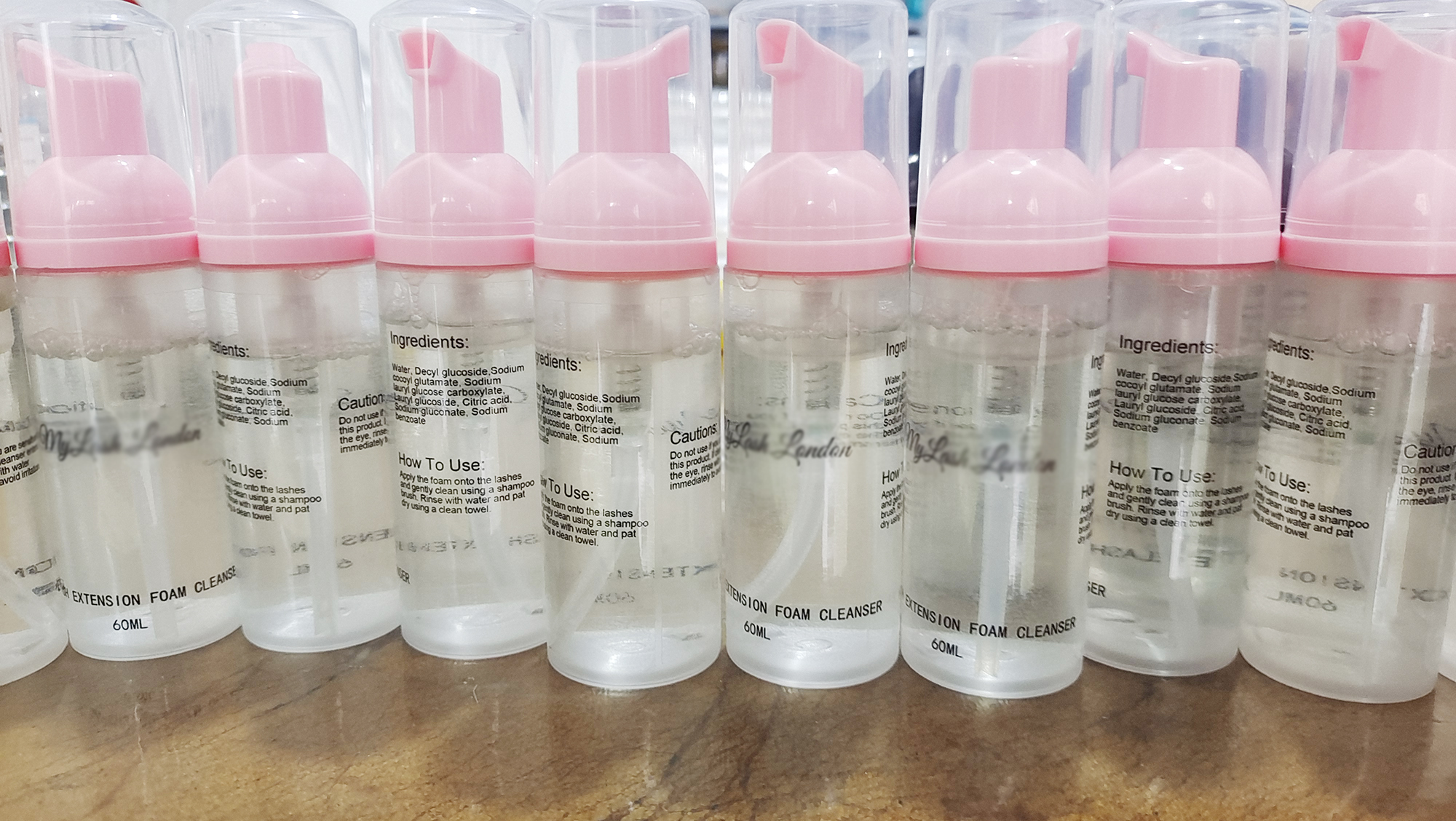Custom Eyelash Cleaning Foam C - Eyelash Extension Foam Cleanser avaliação e preço