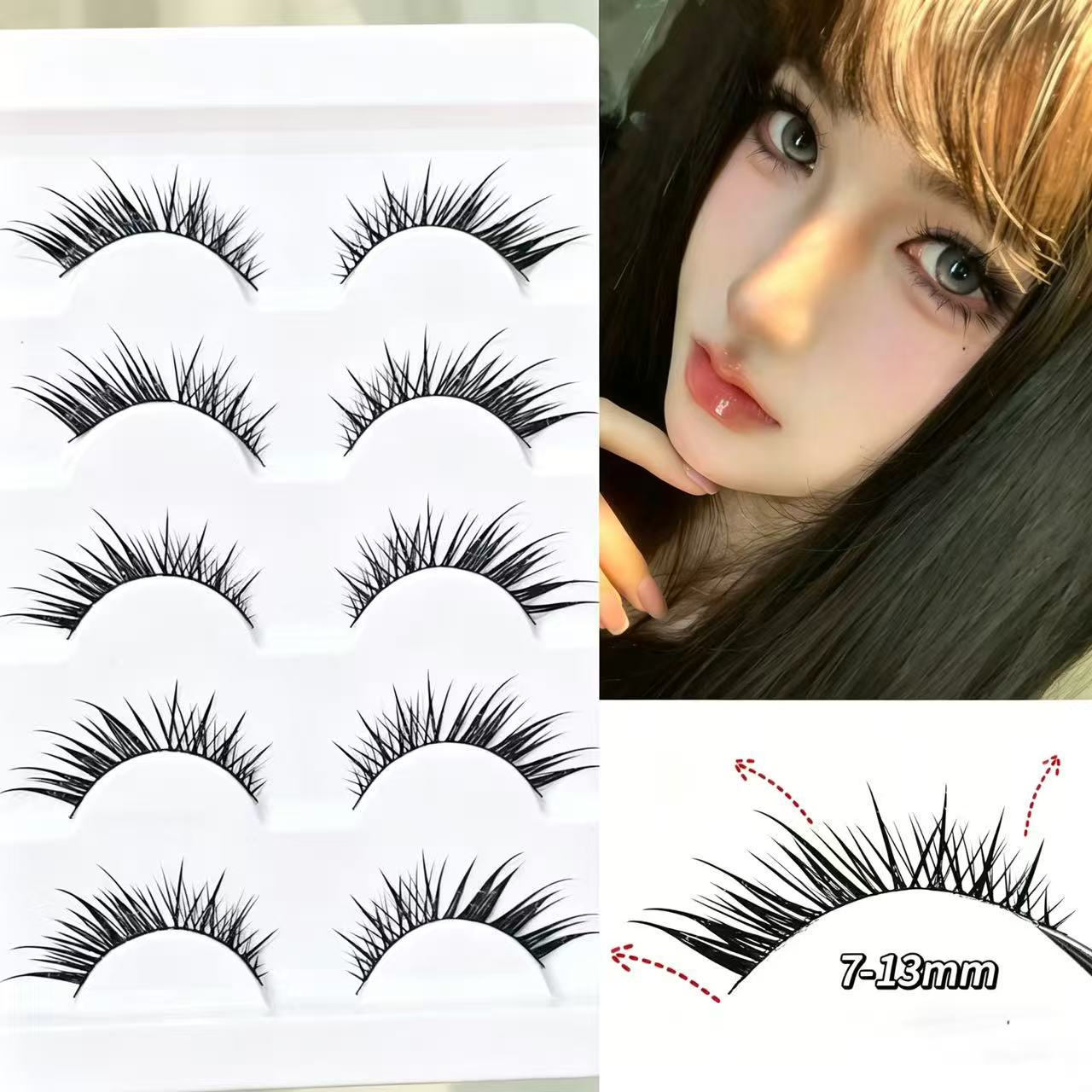 Doudoutian Cute Fox Style Wing - Eyelash Extension Douyin avaliação e preço