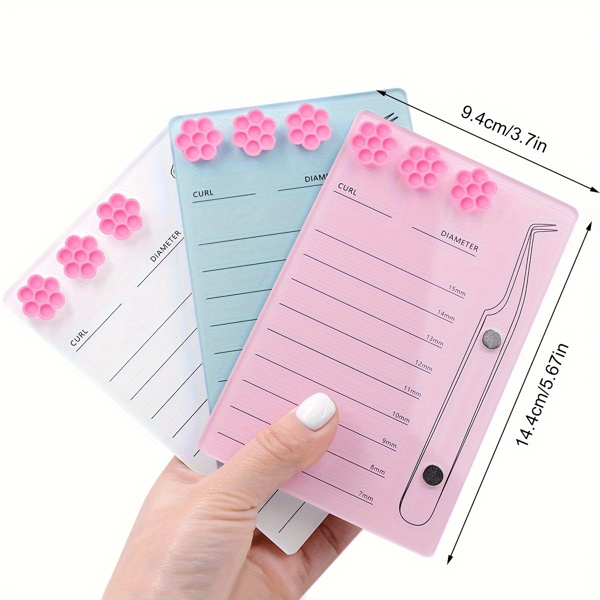 Eyelash Extension Scale Holder - Lash Mapping Sticker avaliação e preço