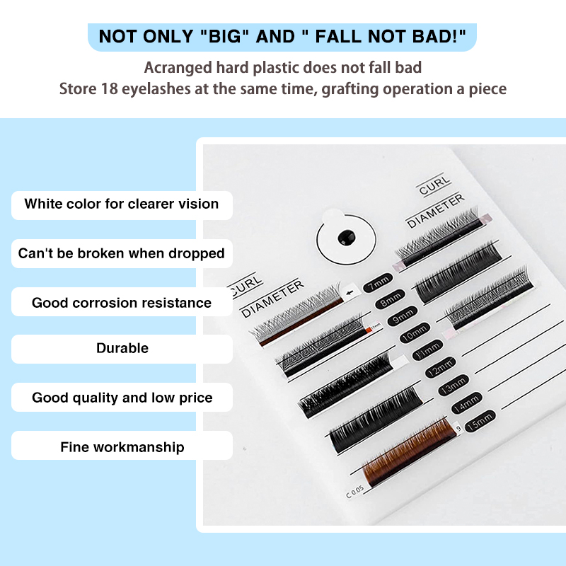 MASSA NEW Grafting Eyelash Tab - Individual Lash Tray avaliação e preço