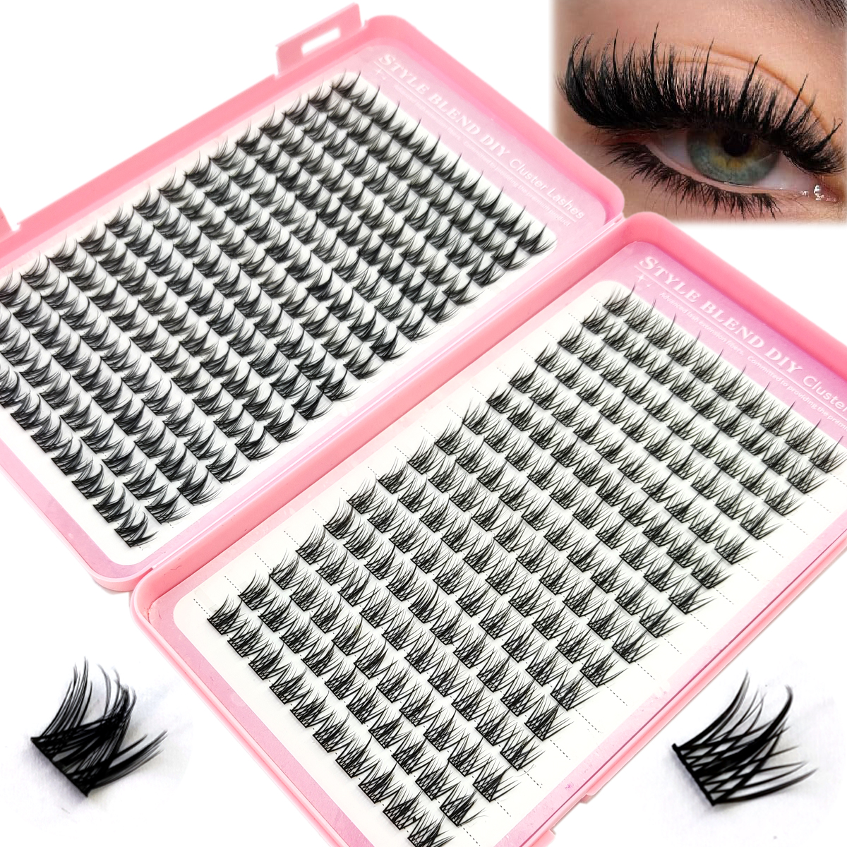 Sharp eyelash clusters, disper - Eyelash Extension Anime Style avaliação e preço