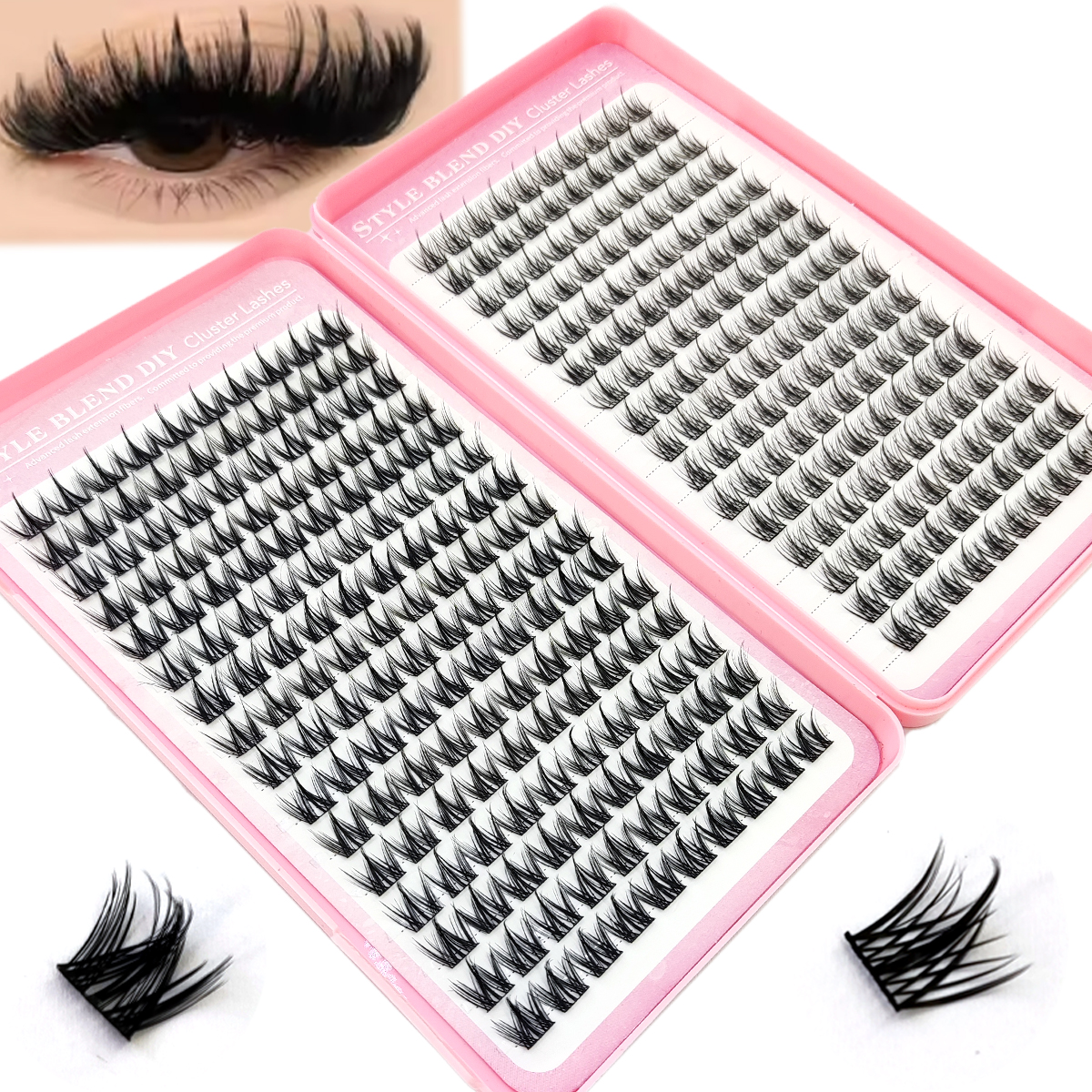 Sharp eyelash clusters, disper - Eyelash Extension Anime Style avaliação e preço
