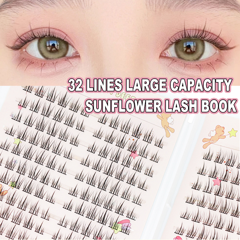 32Rows Eyelash Book High Quali - Eyelash Extension Douyin avaliação e preço