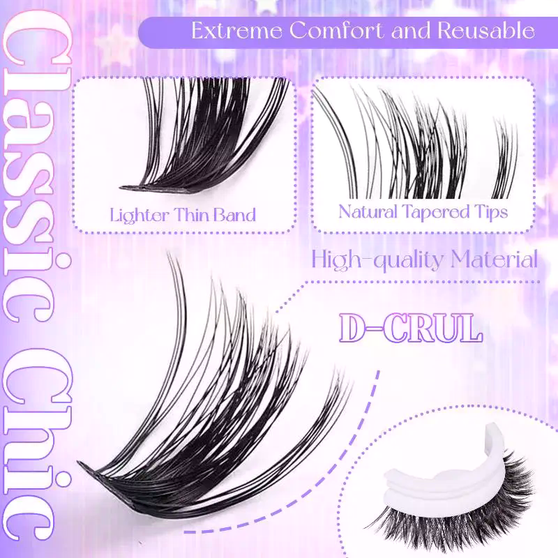Lashes Cluster DIY Lash Extens - Individual Lash Tray avaliação e preço