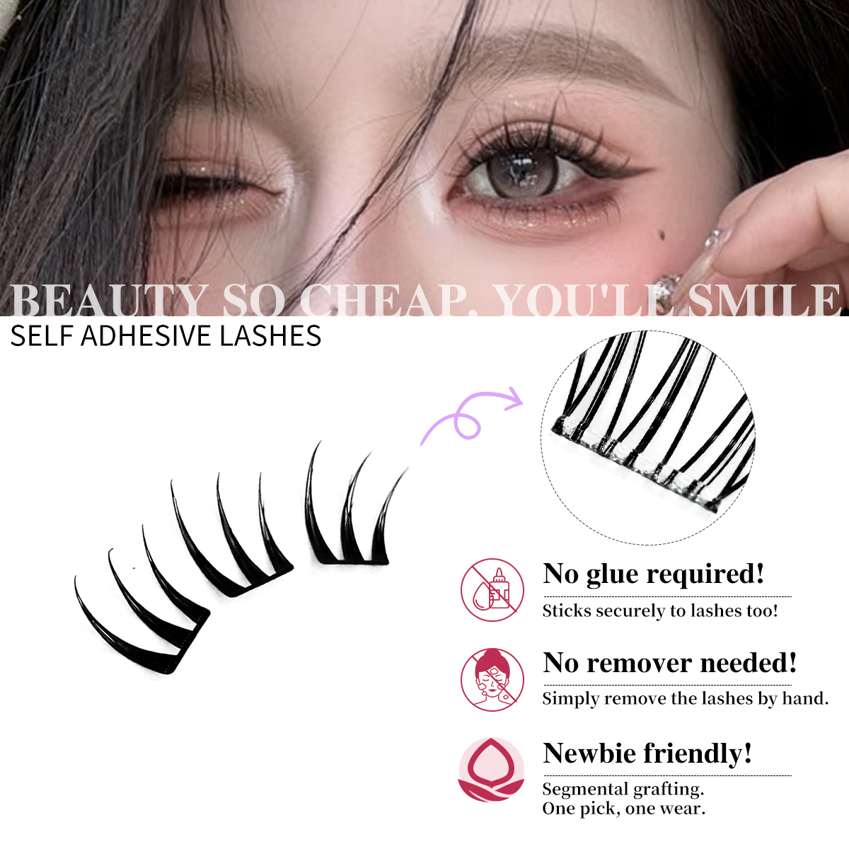 Segmented Lashes Cluster Ultra - Eyelash Extension Menu avaliação e preço