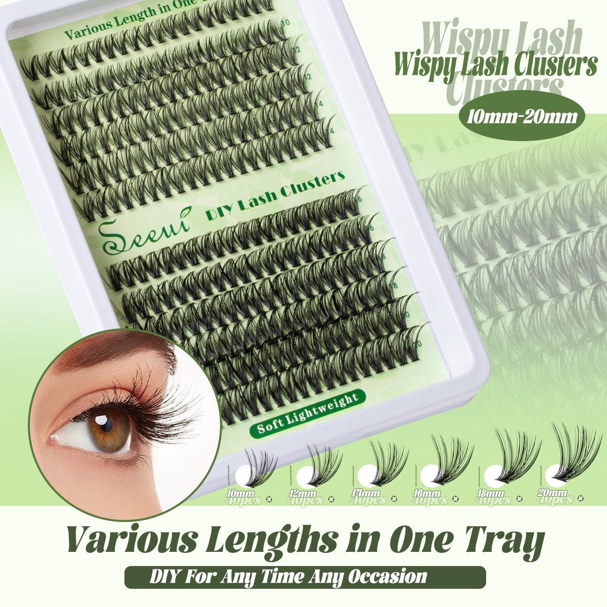 Cluster Lashes Kit Individual  - Eyelash Extension Volume Lashes avaliação e preço
