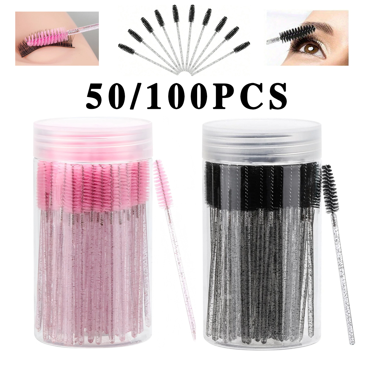 50/100pcs For Eyelash Extensio - Eyelash Extension Wholesale avaliação e preço