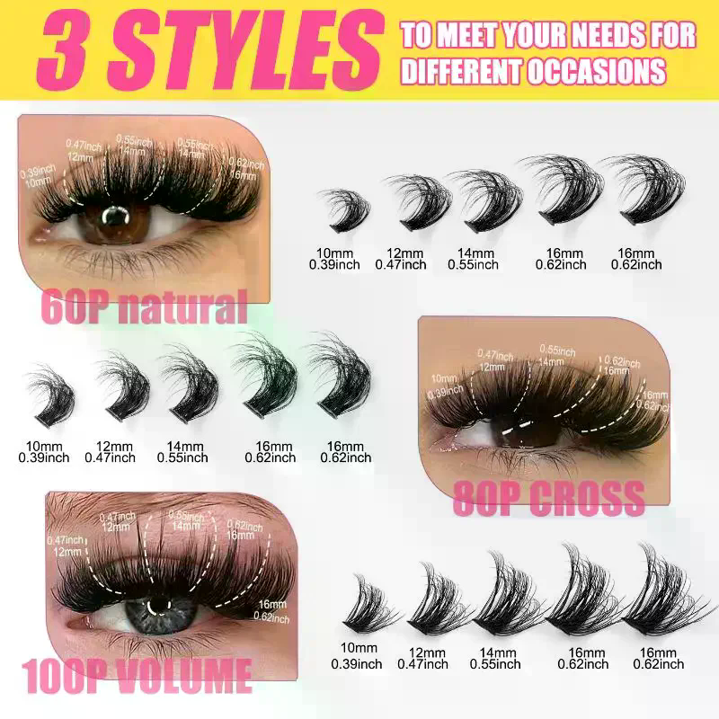 Cluster Lashes Kit Individual  - Eyelash Extension Volume Lashes avaliação e preço