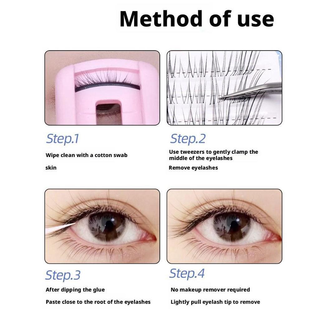 Sunflower Lashes Brown Manga F - Eyelash Extension Douyin avaliação e preço