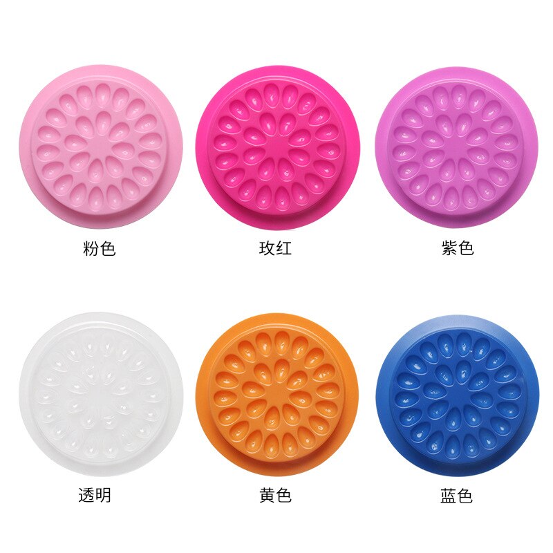 100pcs Eyelash Glue Holder Eye - Individual Lash Tray avaliação e preço