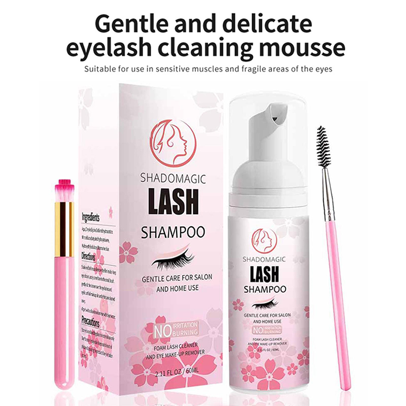 Lash Shampoo 60ML Fast Eyelash - Eyelash Extension Foam Cleanser avaliação e preço