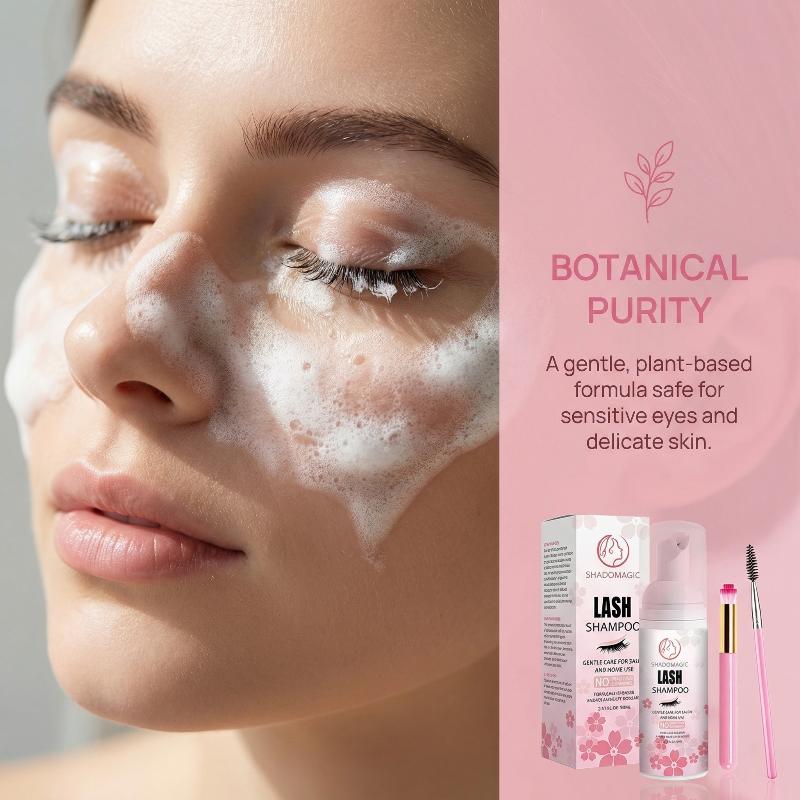 Lash Shampoo 60ML Fast Eyelash - Eyelash Extension Foam Cleanser avaliação e preço