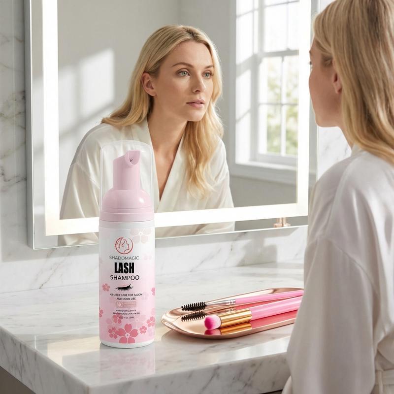 Lash Shampoo 60ML Fast Eyelash - Eyelash Extension Foam Cleanser avaliação e preço