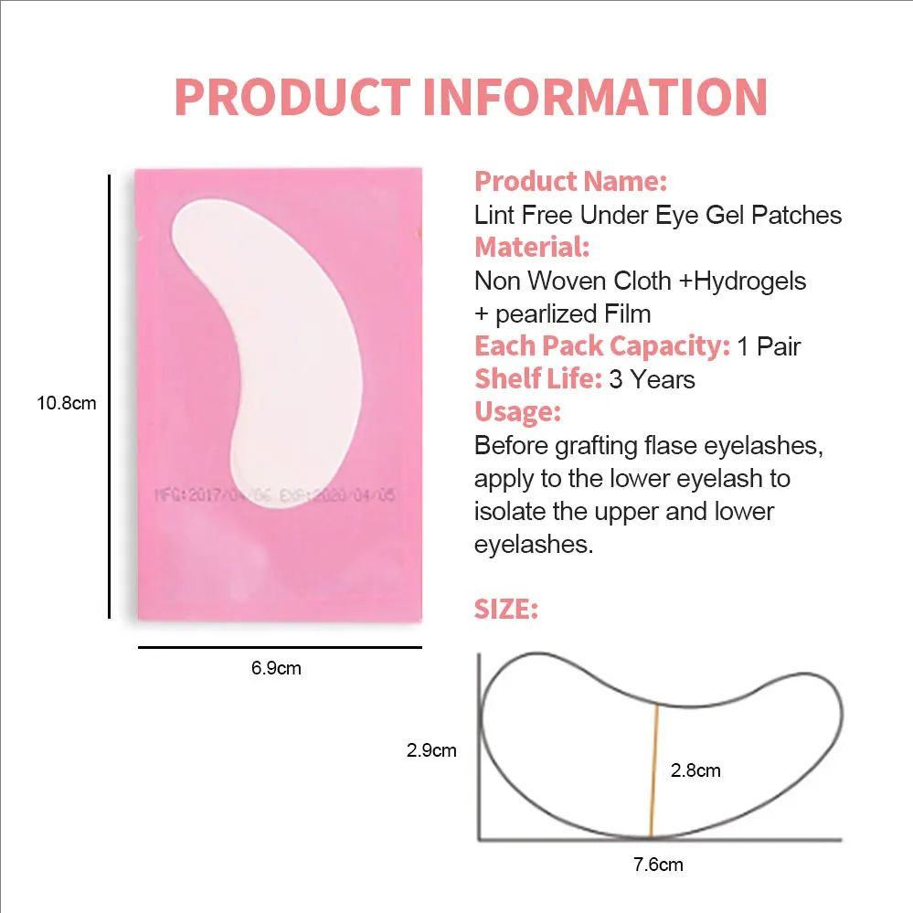MJ 100 Pairs Eye Pad Eyelash P - Lash Mapping Sticker avaliação e preço