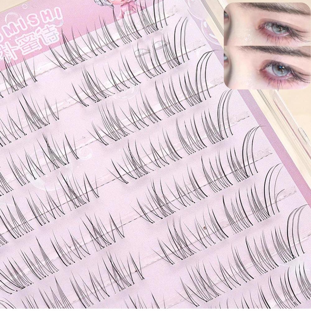 10 Rows Fox-style False Eyelas - Eyelash Extension Anime Style avaliação e preço
