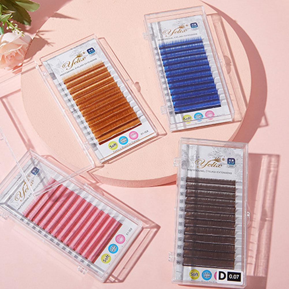 Yelix Colorful Individual Eyel - Eyelash Extension Options avaliação e preço