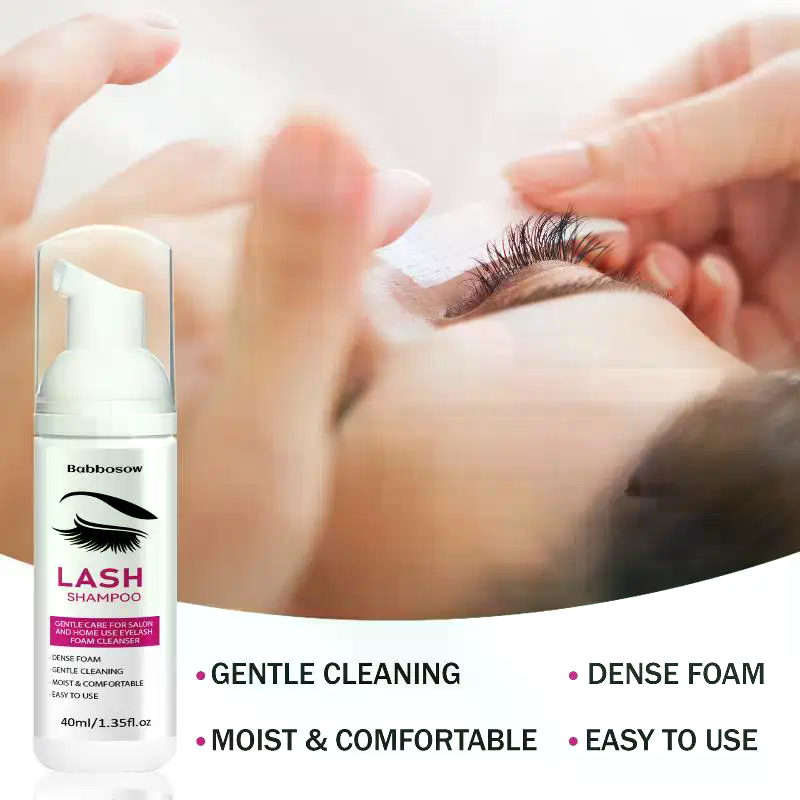 40ml Eyelash Extension Shampoo - Eyelash Extension Foam Cleanser avaliação e preço
