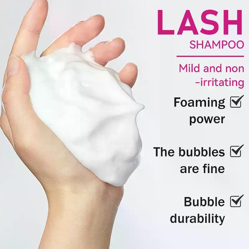 40ml Eyelash Extension Shampoo - Eyelash Extension Foam Cleanser avaliação e preço