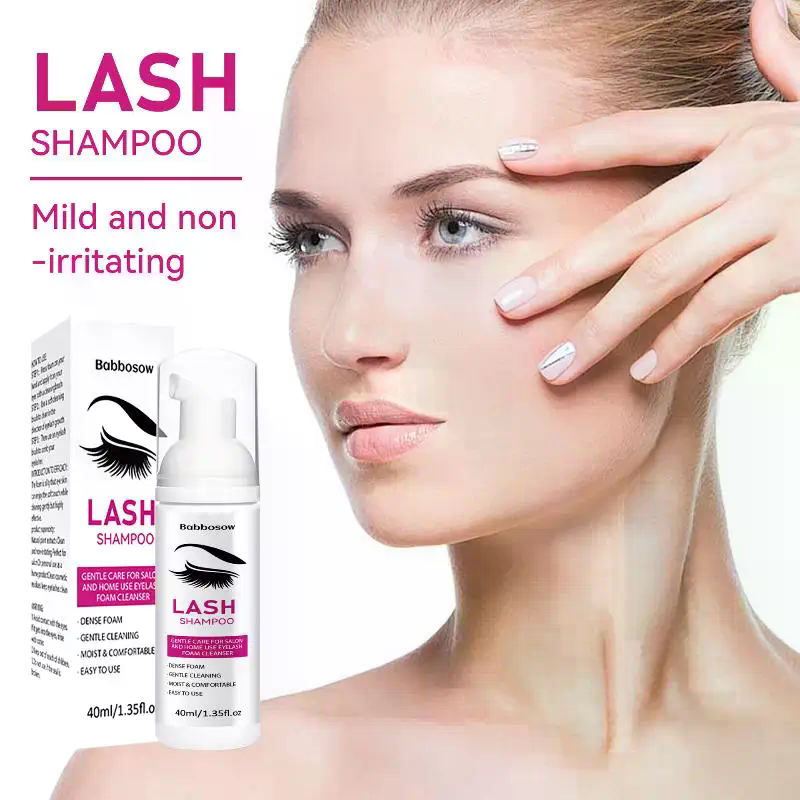 40ml Eyelash Extension Shampoo - Eyelash Extension Foam Cleanser avaliação e preço