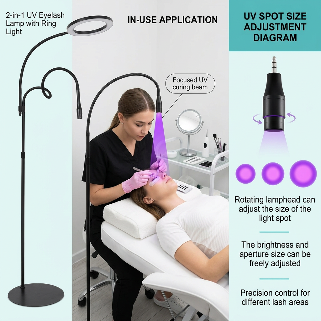 LED UV Eyelash Light 2-in-1 Pr - Eyelash Extension Led avaliação e preço