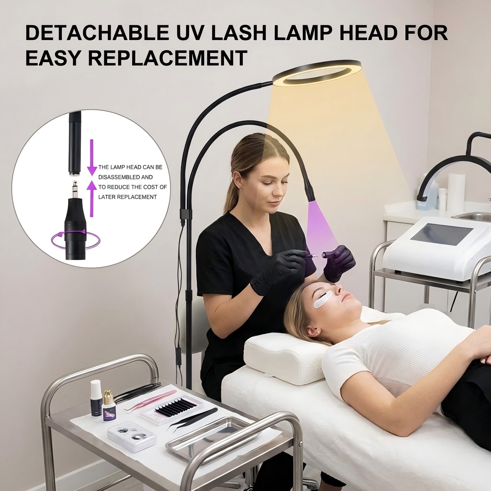 LED UV Eyelash Light 2-in-1 Pr - Eyelash Extension Led avaliação e preço
