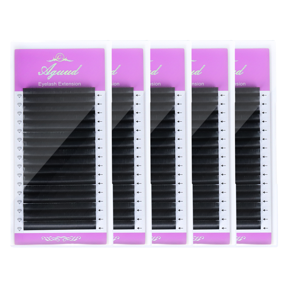 AGUUD 5 trays/lot NEW Super Ma - Eyelash Extension Mega Volume avaliação e preço