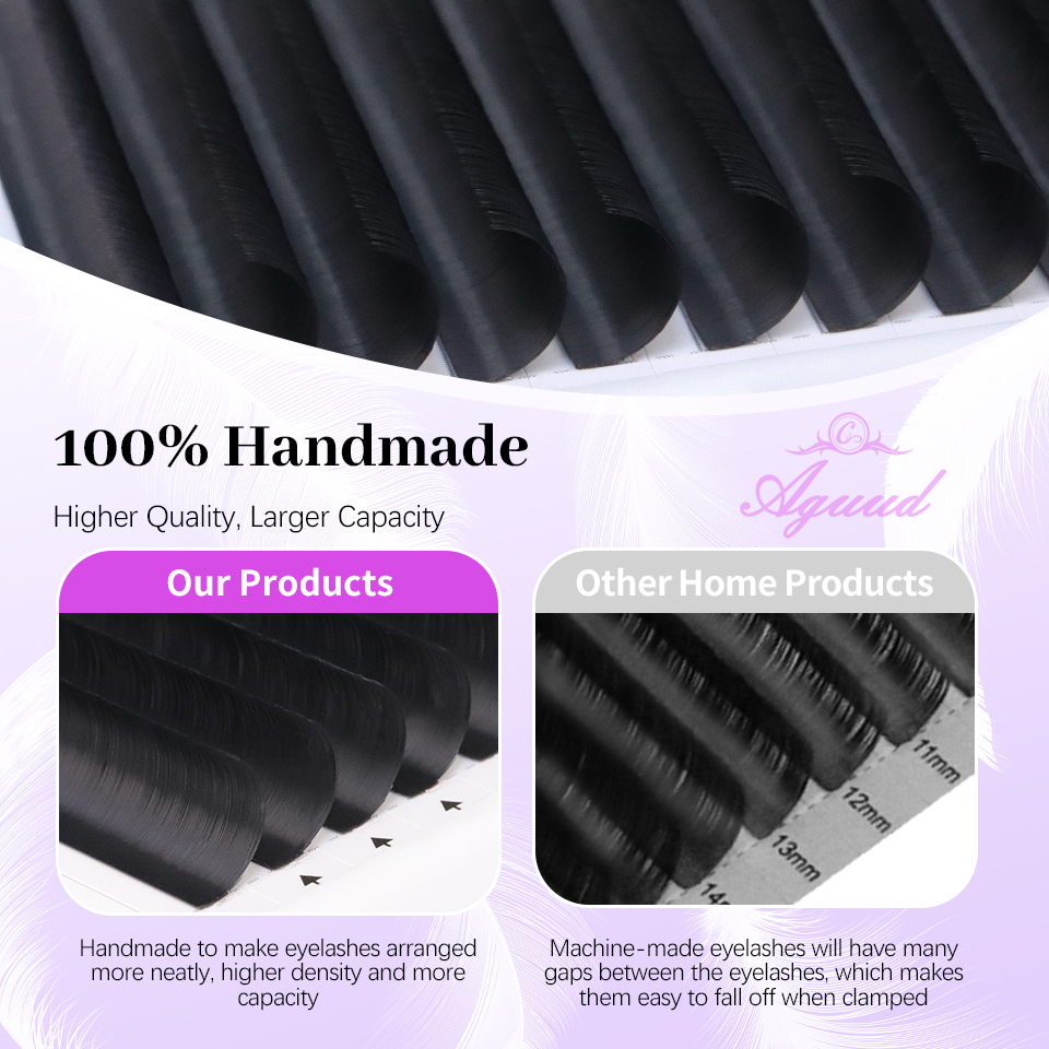 AGUUD 5 trays/lot NEW Super Ma - Eyelash Extension Mega Volume avaliação e preço