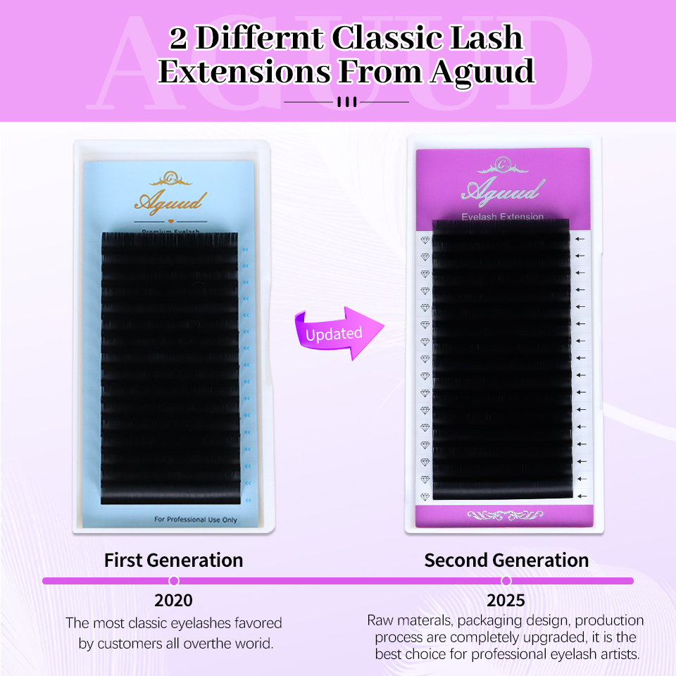 AGUUD 5 trays/lot NEW Super Ma - Eyelash Extension Mega Volume avaliação e preço