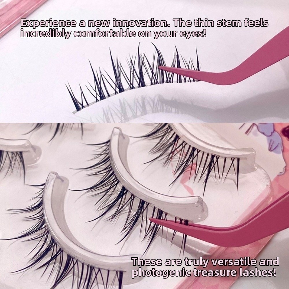 Black Anime Cartoon False Eyel - Eyelash Extension Anime Style avaliação e preço