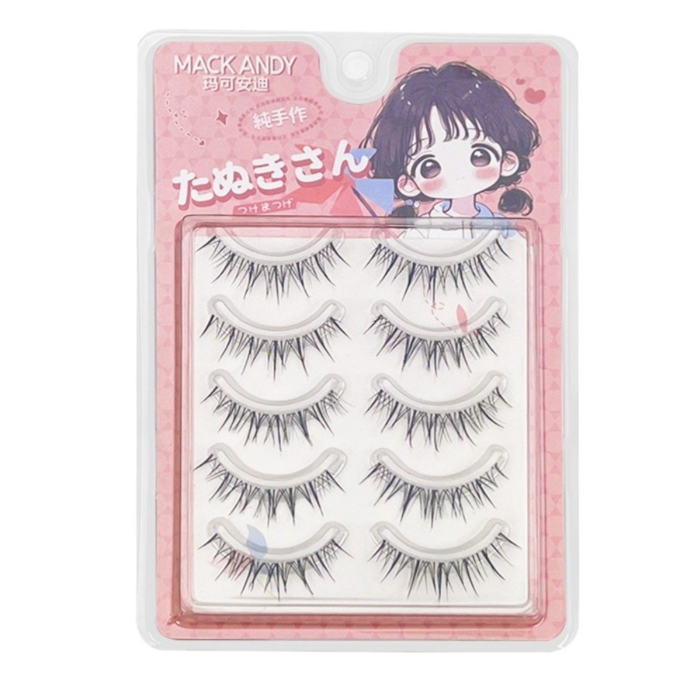 Black Anime Cartoon False Eyel - Eyelash Extension Anime Style avaliação e preço