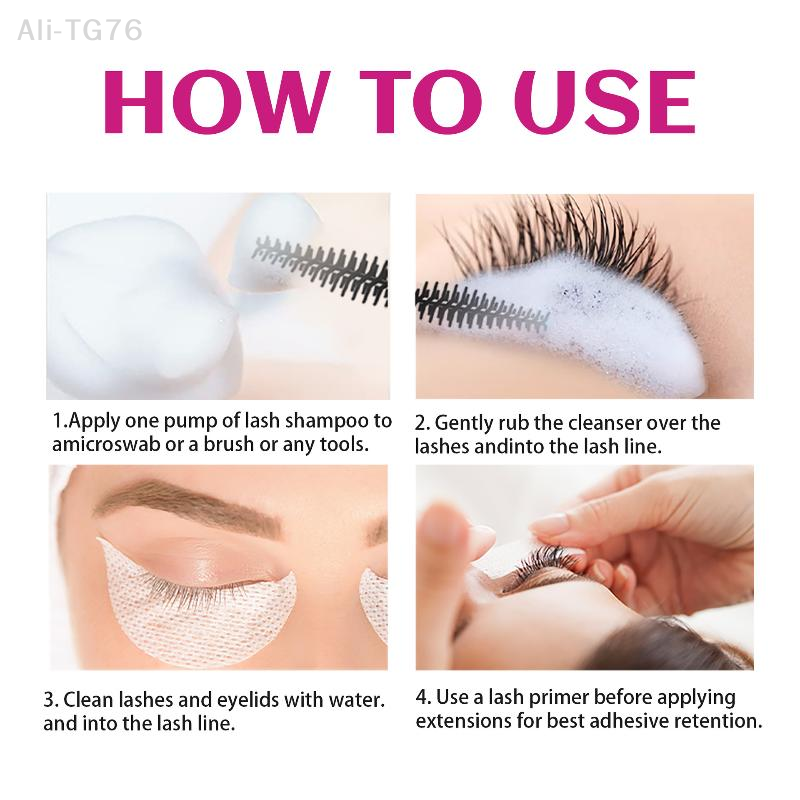 Lash Foam Cleanser Eyelash Ext - Eyelash Extension Foam Cleanser avaliação e preço
