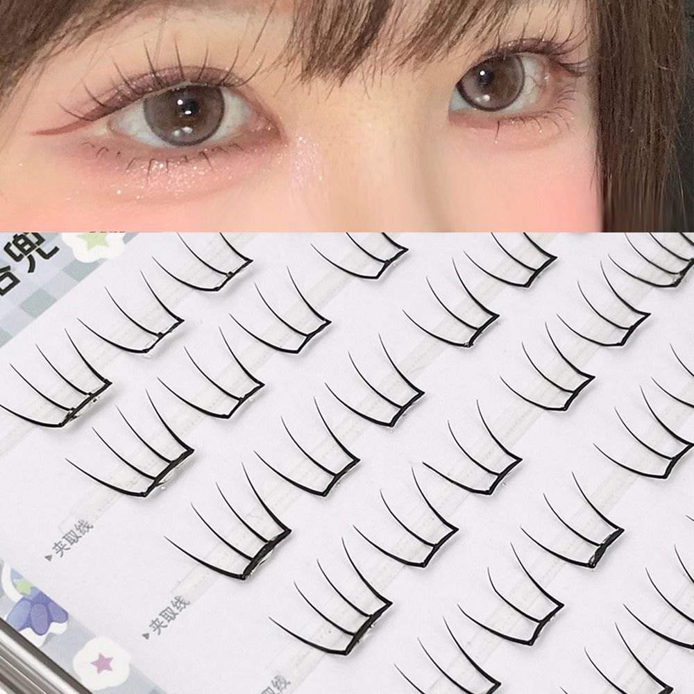 60Pcs No Glue Individual Eyela - Eyelash Extension Anime Style avaliação e preço