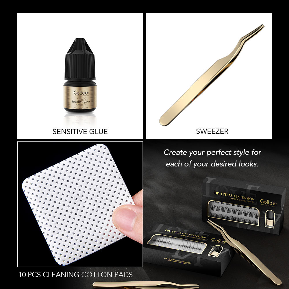 Gollee DIY Lash Extension Gift - Eyelash Extension Open Eye avaliação e preço