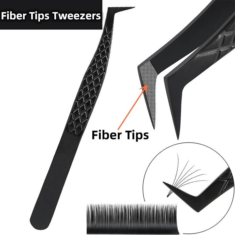 Fiber Tip False Lash Tweezers  - Eyelash Extension Mega Volume avaliação e preço