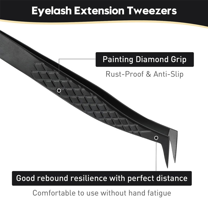 Fiber Tip False Lash Tweezers  - Eyelash Extension Mega Volume avaliação e preço