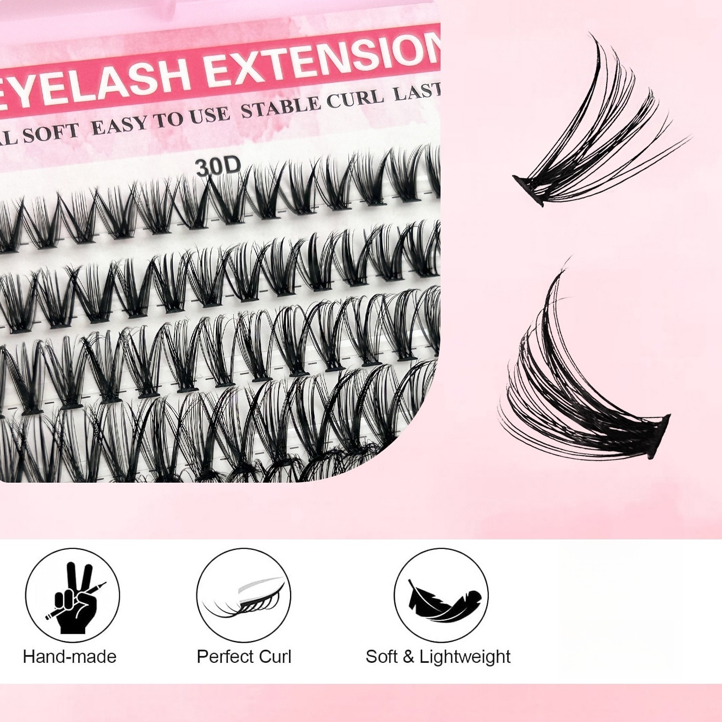 1 Box Eyelash Book - DIY Natur - Eyelash Extension Anime Style avaliação e preço