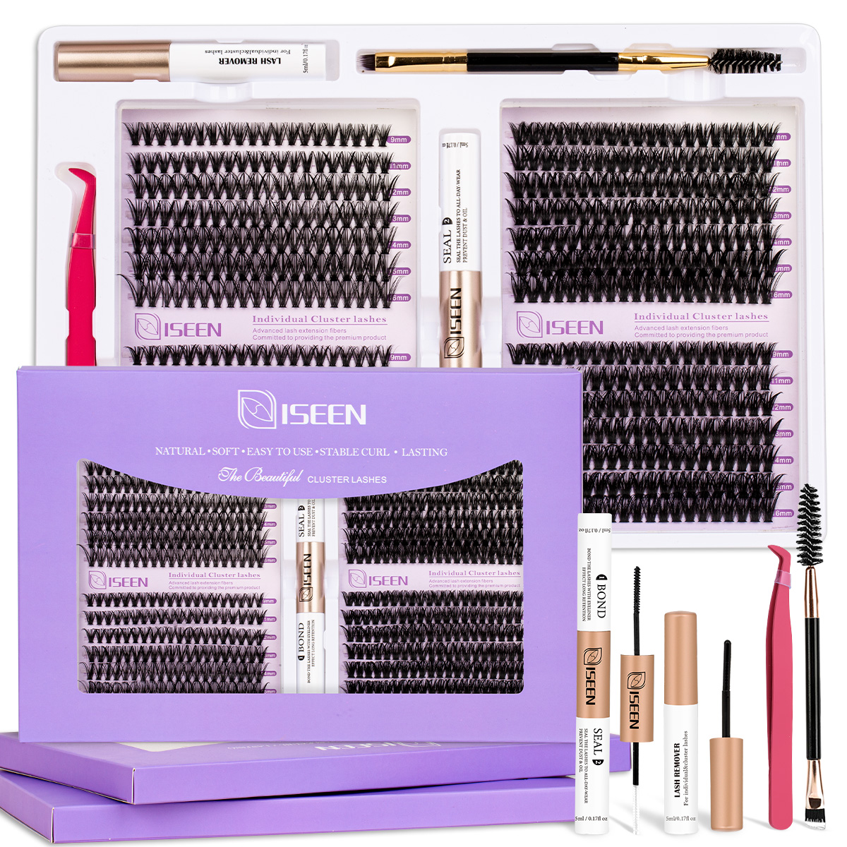 Eyelash Clusters Kit Soft Volu - Eyelash Extension Volume Lashes avaliação e preço