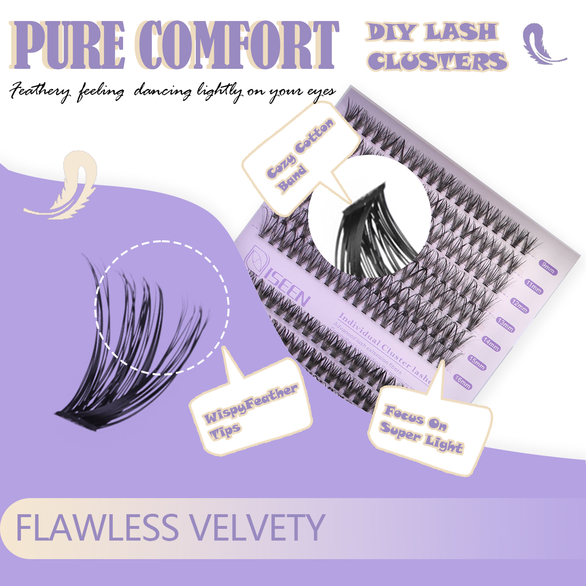 Eyelash Clusters Kit Soft Volu - Eyelash Extension Volume Lashes avaliação e preço