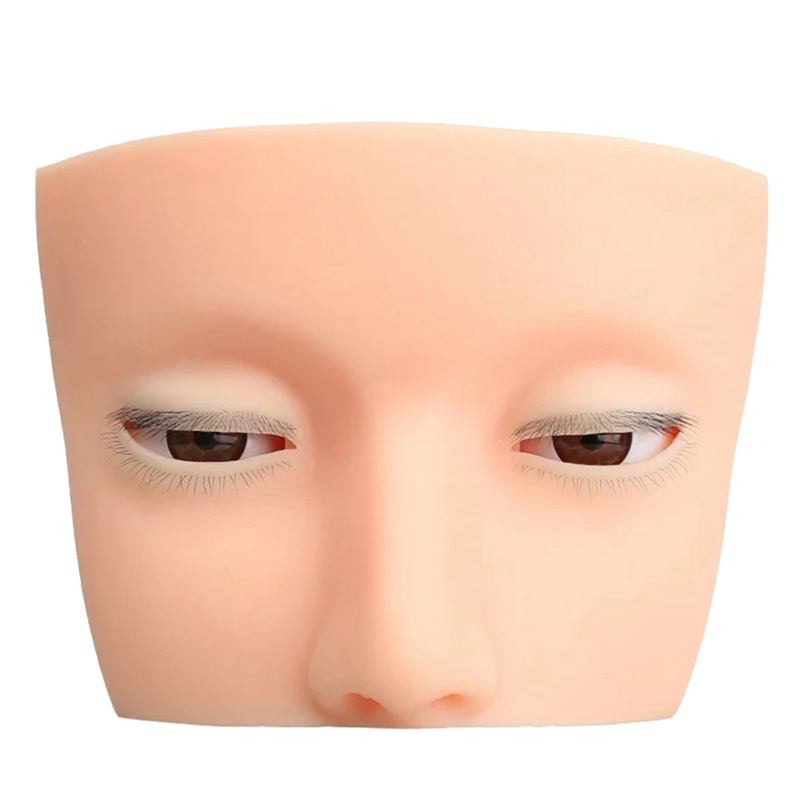 New Real 4 Layers Mannequin He - Eyelash Extension Open Eye avaliação e preço